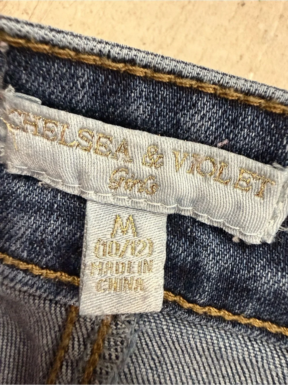 Chelsea & Violet Girls Flare Jeans Blue Denim Size M (10/12)